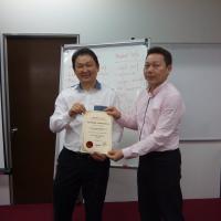 Certificate giveaway session for Centralized Training